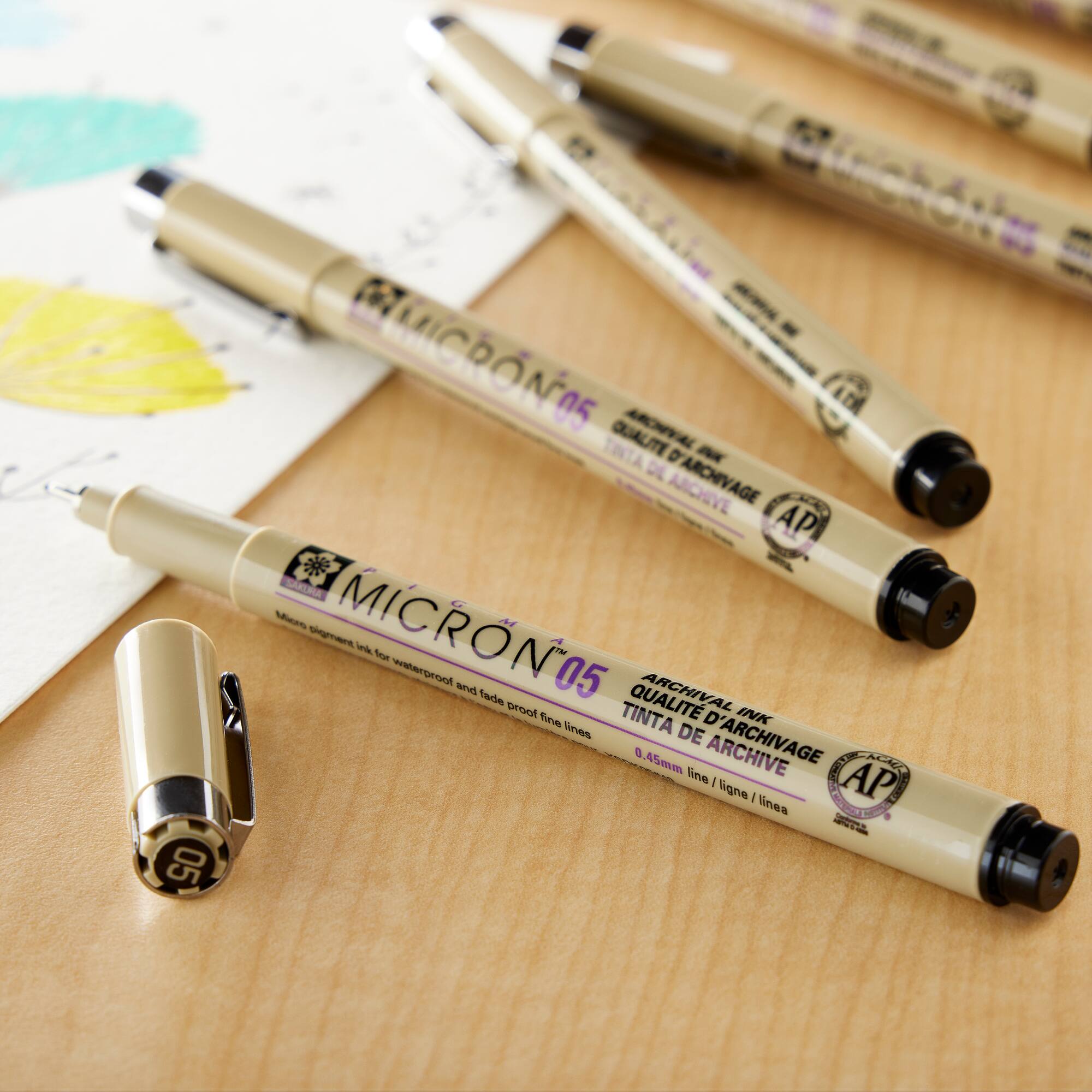6 Packs: 6 ct. (36 total) Pigma® Micron™ 05 Fine Line Black Pens